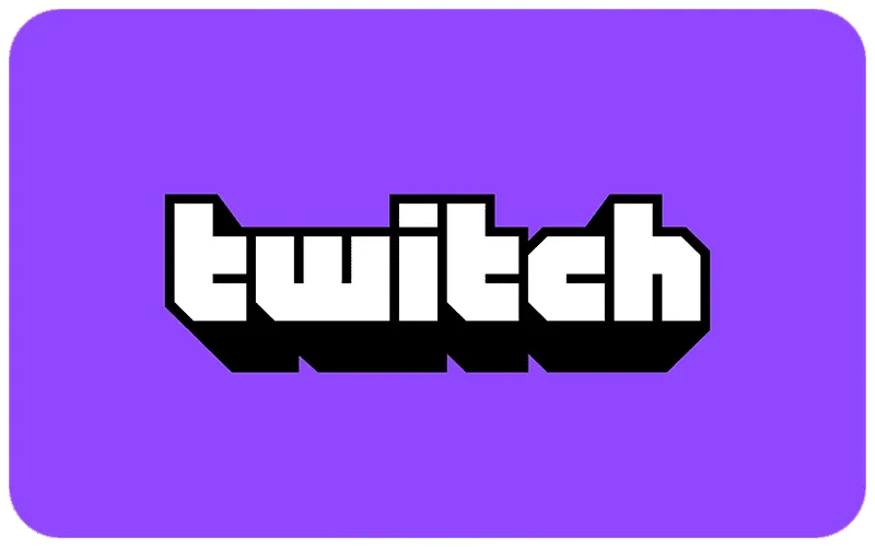 Twitch Gift Card | UK - GBP 25 Twitch gift card